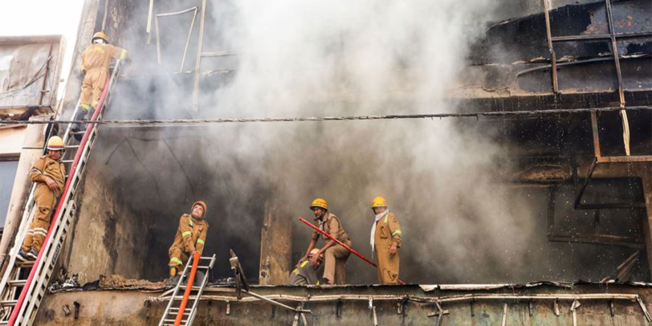 15 killed, all in their 20s, as blaze rips through gaming studio in Lucknow building