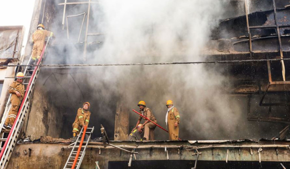 15 killed, all in their 20s, as blaze rips through gaming studio in Lucknow building