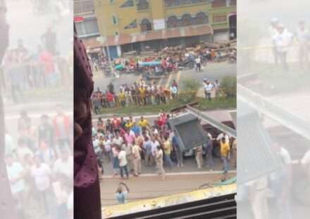 Mahua Moitra alleges eggs thrown by ‘BJP goons’ outside her office, shares video
