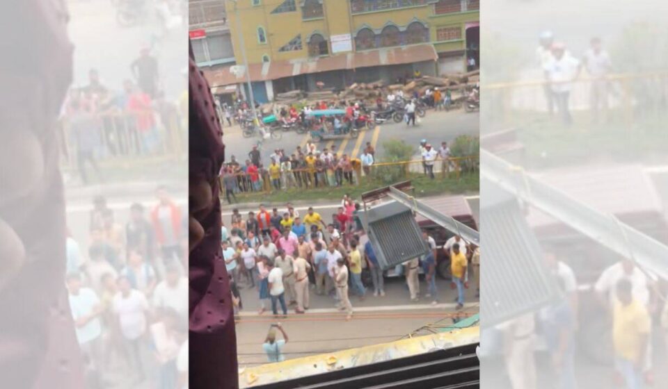 Mahua Moitra alleges eggs thrown by ‘BJP goons’ outside her office, shares video