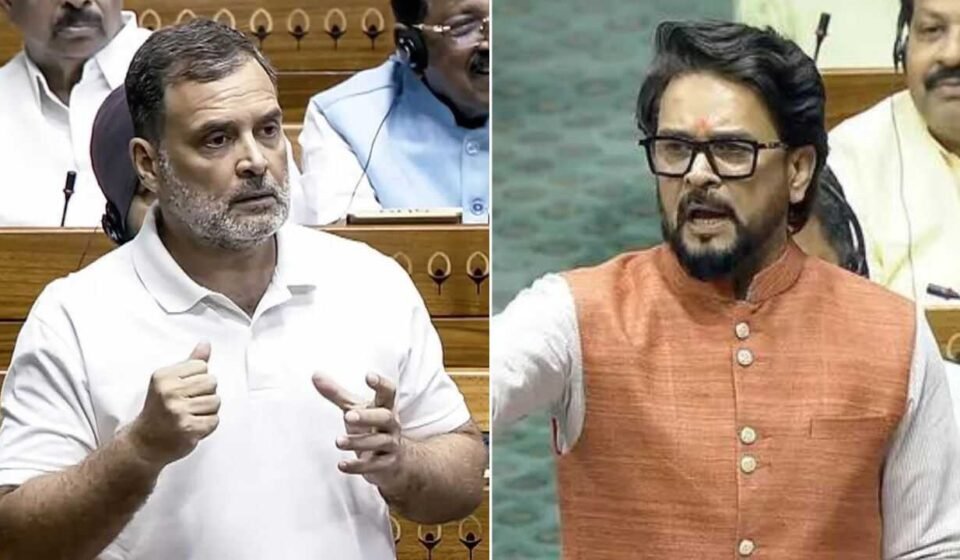 Rahul Gandhi under fire: Anurag Thakur moves privilege notice over Lok Sabha speech