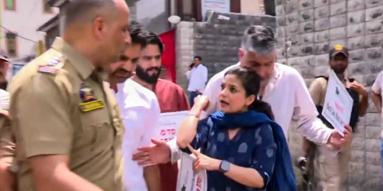 Iltija faces FIR, questioning over 'assault' on cop, accuses police of manhandling; Omar calls it 'fixed match'