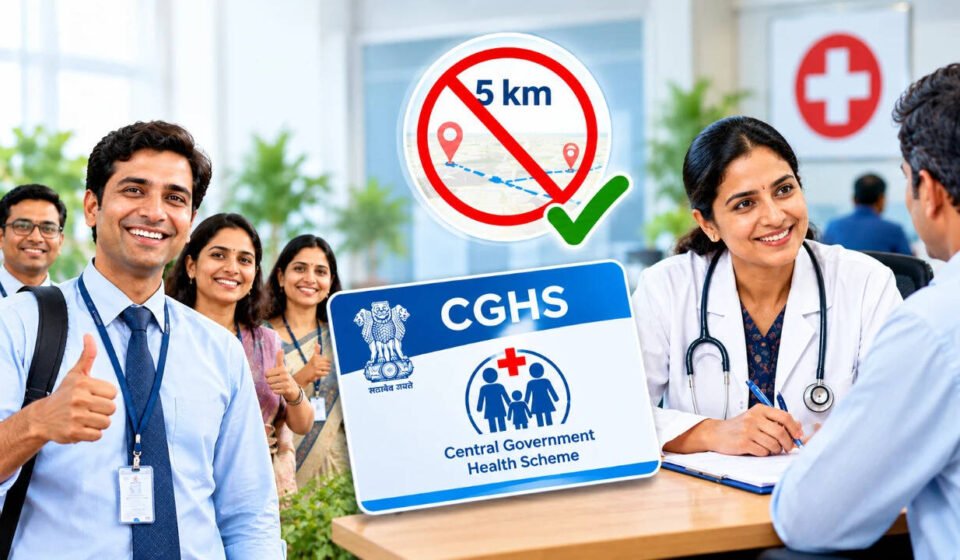 Govt staff outside CGHS areas can now opt for scheme
