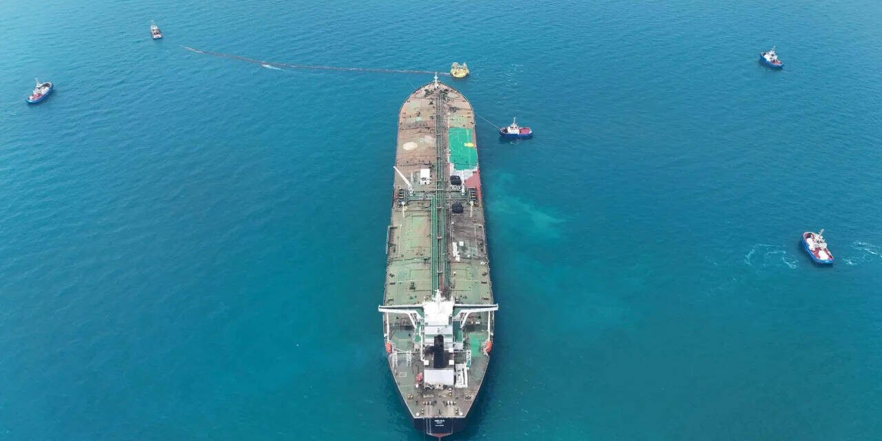 5 Indian seafarers safely rescued after Kuwait-flagged tanker struck by projectile in Strait of Hormuz