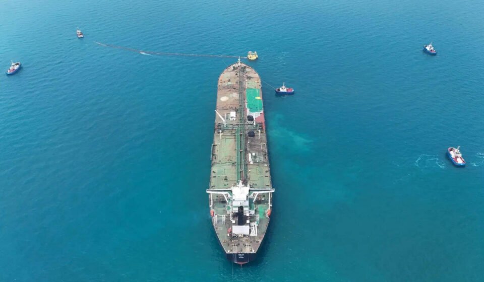 5 Indian seafarers safely rescued after Kuwait-flagged tanker struck by projectile in Strait of Hormuz