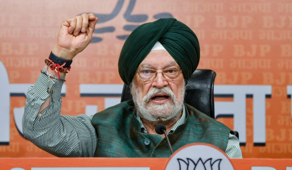 BJP fields Hardeep Singh Puri as its candidate for Rajya Sabha bypoll from MP