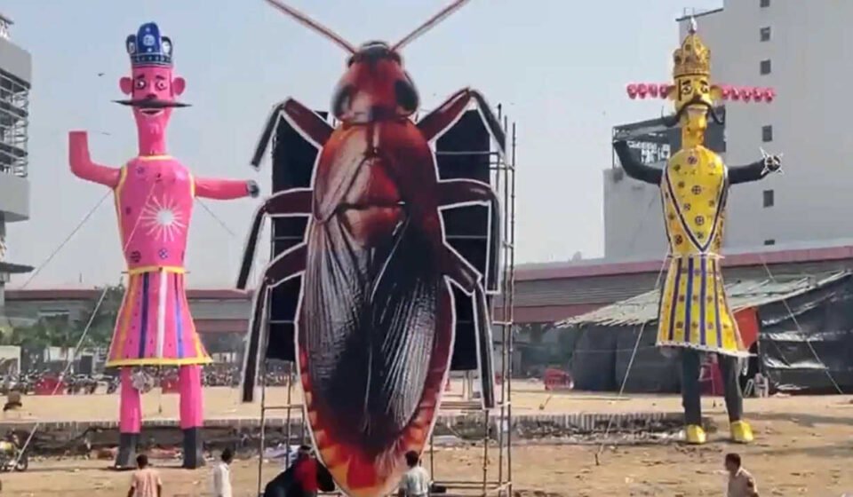 ‘Thank you for free publicity’: Dipke on cockroach effigy being burnt alongside Ravan on Dussehra